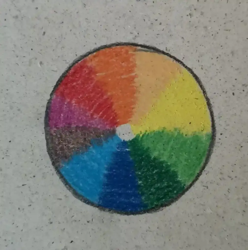 Piktogramm Farbkreis